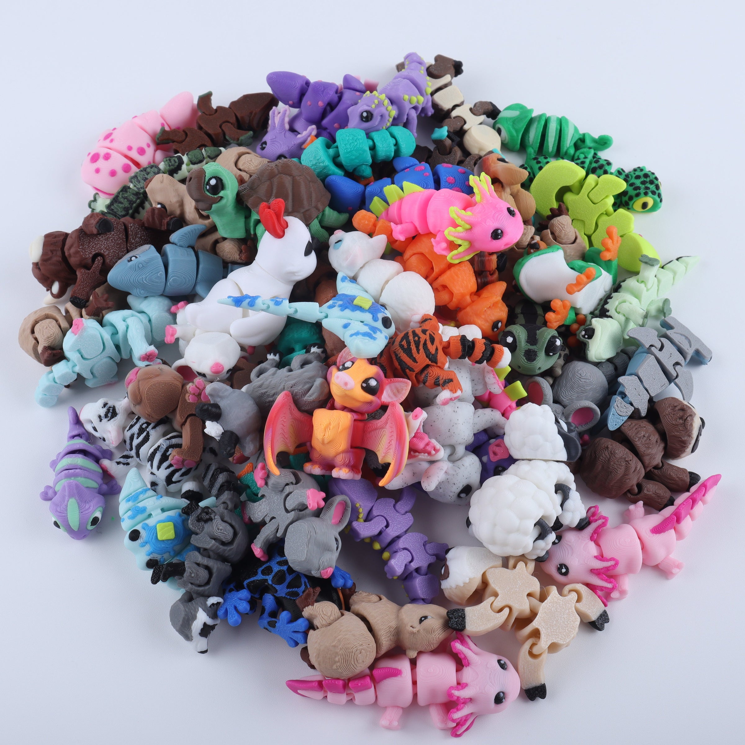 3D Printed Mini Fidget Creatures Packs