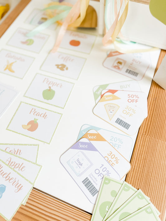 Grocery Store Play Food Printable Dramatic Play