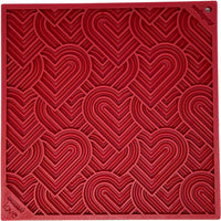 Love eMat - Enrichment Lick Mat for Dogs and Cats| Heart Design | SodaPup - BIG FRENCHIES