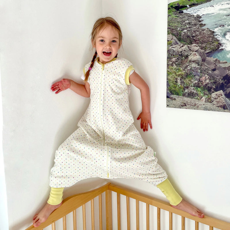 Silk & Merino Sleep Sack - lemon stardust - BIG FRENCHIES