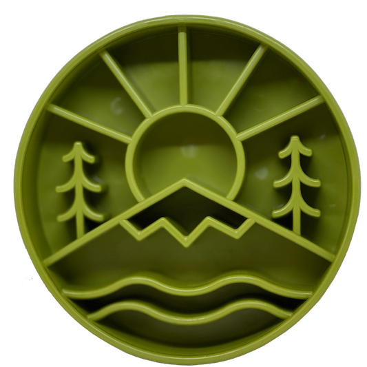 Great Outdoors eBowl - Slow Feeder Dog Bowl & Enrichment | USA Made - BIG FRENCHIES
