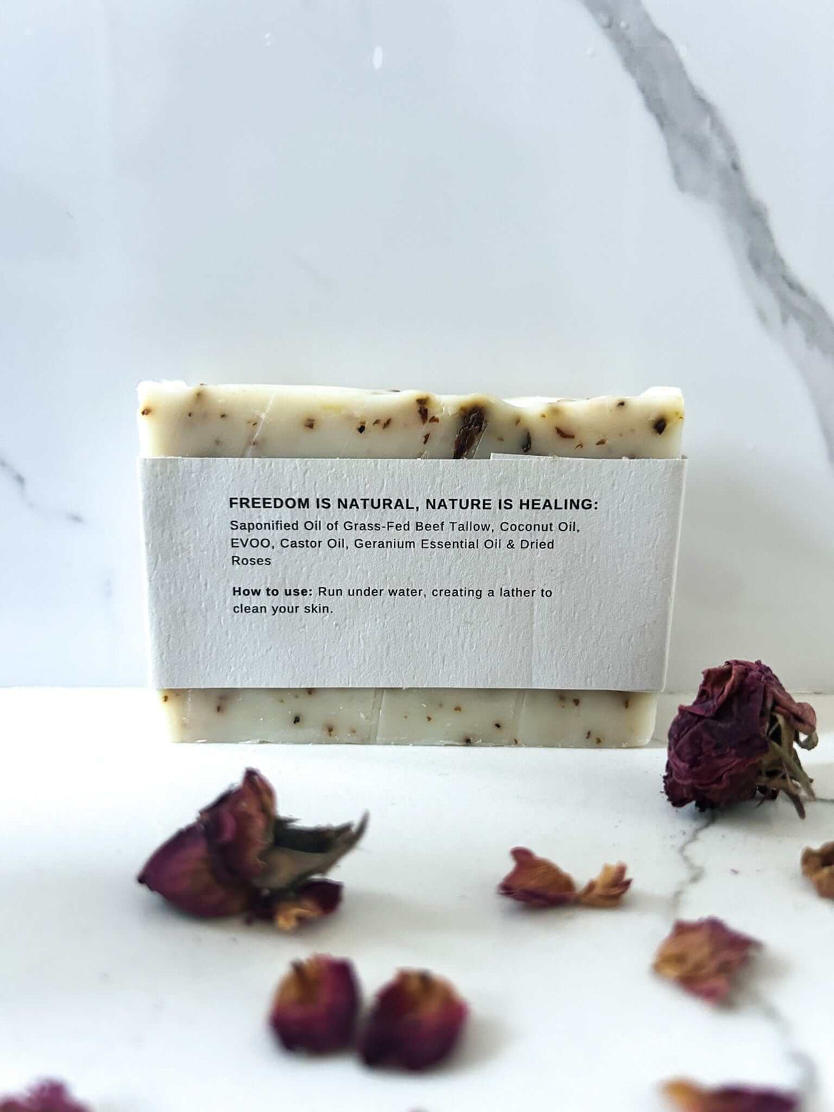 Geranium & Rose Tallow Soap Bar - BIG FRENCHIES
