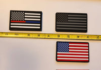 US American Flag Patch - Heavy Duty PVC/Rubber