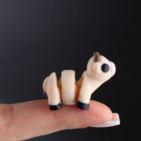 Micro 3D Printed Articulated Flexible Fidget Toy - Cute Sensory Pet Mini Gift Idea Assorted Baby Animal Bundle Goody Bags