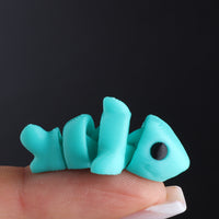 Micro 3D Printed Articulated Flexible Fidget Toy - Cute Sensory Pet Mini Gift Idea Assorted Baby Animal Bundle Goody Bags