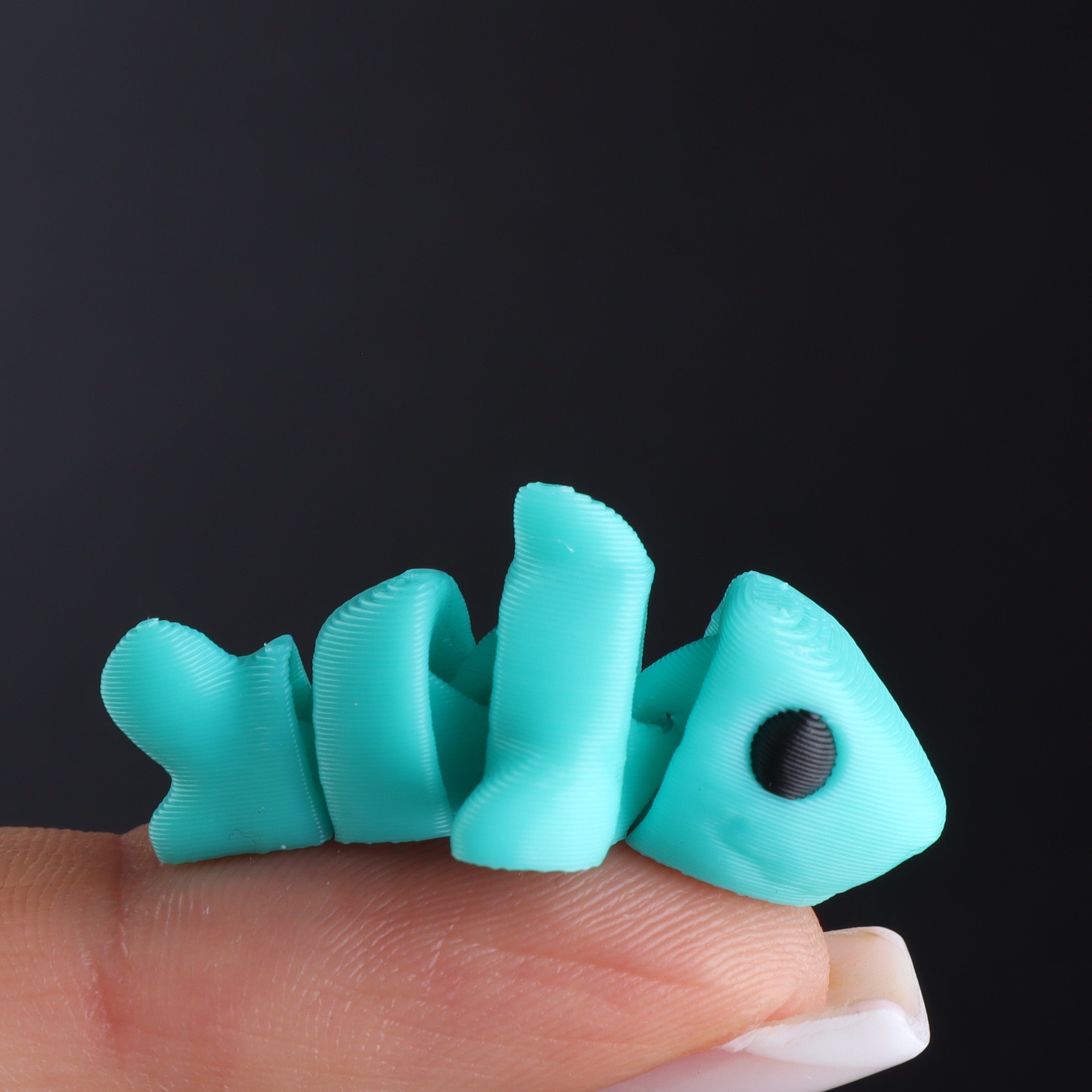 Micro 3D Printed Articulated Flexible Fidget Toy - Cute Sensory Pet Mini Gift Idea Assorted Baby Animal Bundle Goody Bags