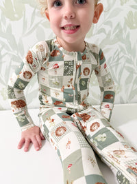 Harvest Hedgehogs Bamboo Zippy Pajamas - BIG FRENCHIES