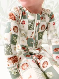 Harvest Hedgehogs Bamboo Zippy Pajamas - BIG FRENCHIES