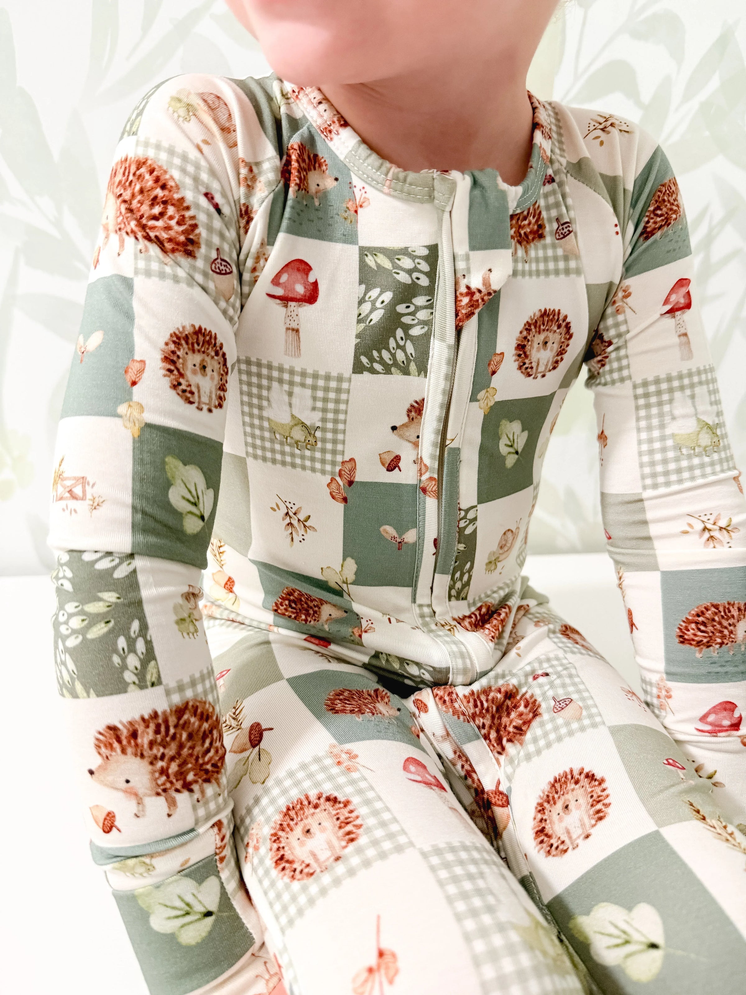 Harvest Hedgehogs Bamboo Zippy Pajamas - BIG FRENCHIES