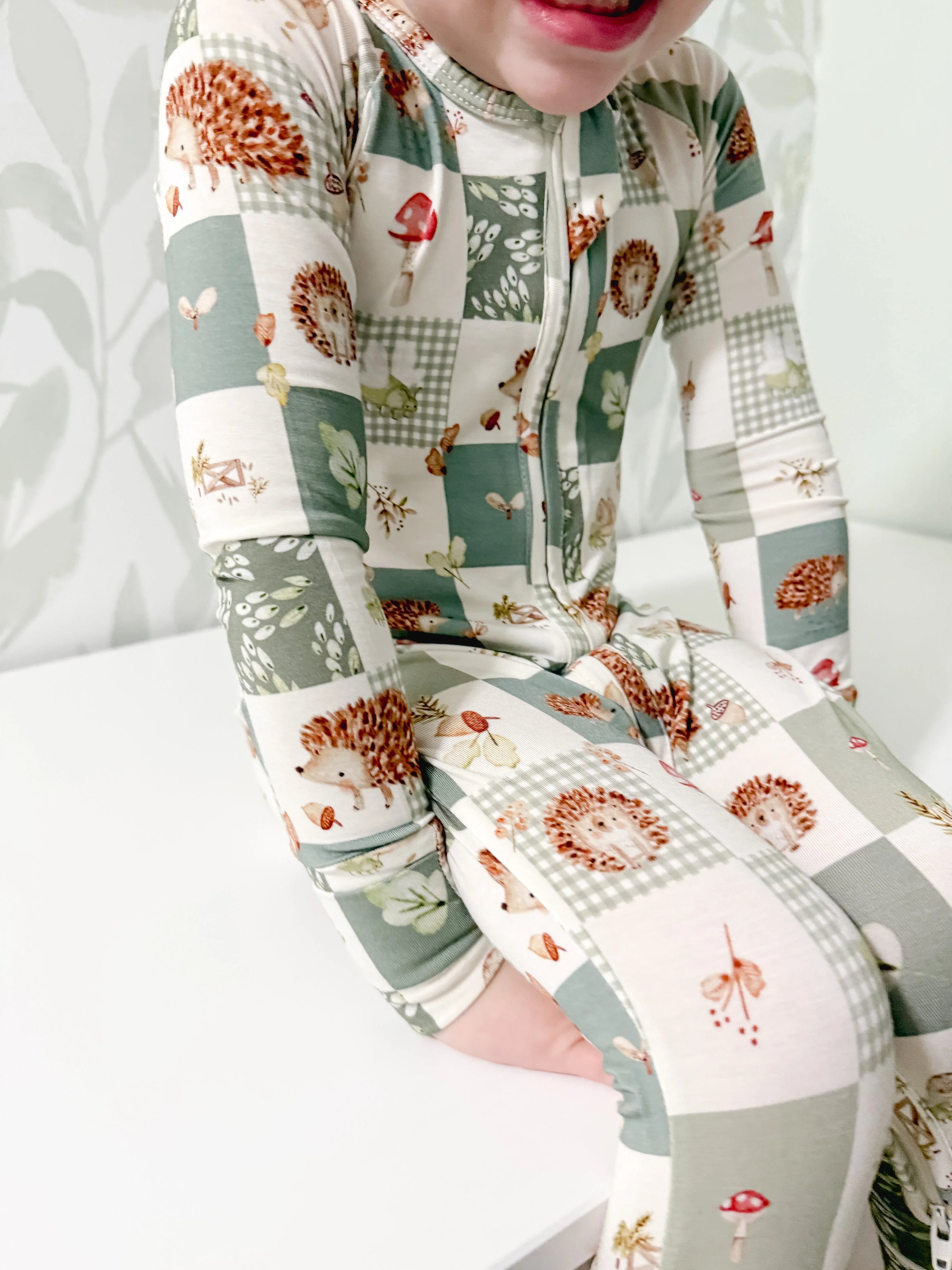 Harvest Hedgehogs Bamboo Zippy Pajamas - BIG FRENCHIES