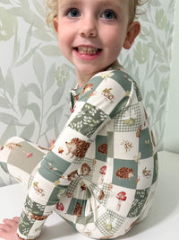 Harvest Hedgehogs Bamboo Zippy Pajamas - BIG FRENCHIES