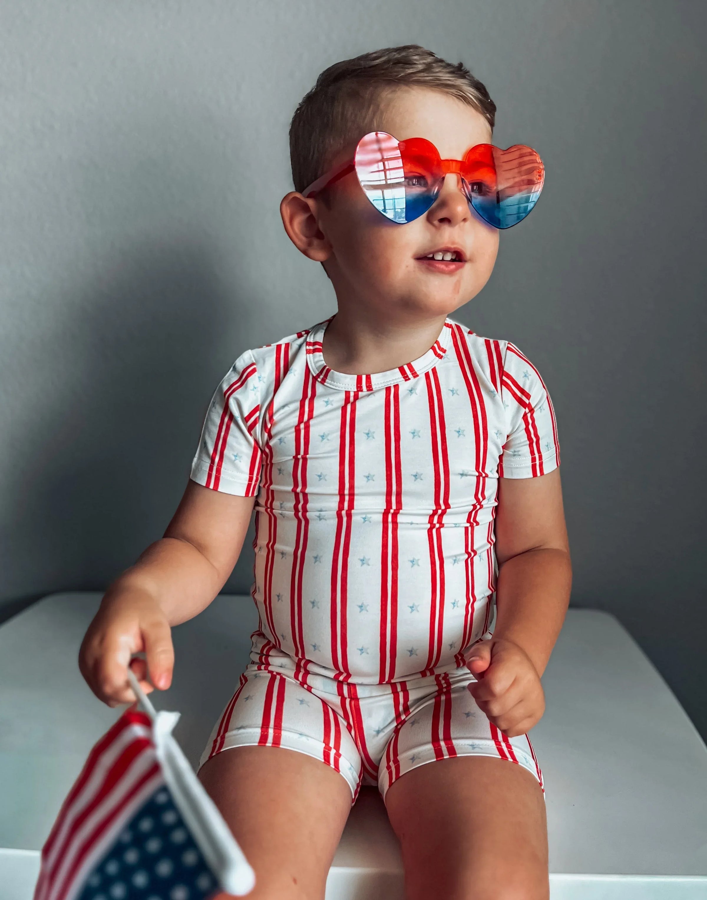 Stars & Stripes 2pc Bamboo Pajamas - BIG FRENCHIES