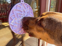 Lotus Design emat - Enrichment Lick Mat For Dogs and Cats - With Suction Cups | USA Made - BIG FRENCHIES