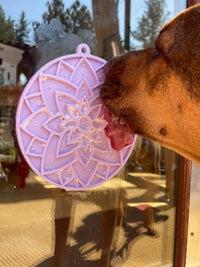 Lotus Design emat - Enrichment Lick Mat For Dogs and Cats - With Suction Cups | USA Made - BIG FRENCHIES