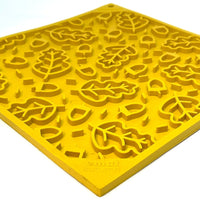 Autumn eMat - Enrichment Lick Mat For Dogs and Cats| Fall Leaves Design | SodaPup - BIG FRENCHIES