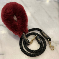 Bundle Shearling Fur Grip + Rope Leash for Dogs - BIG FRENCHIES