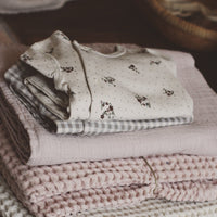 The Printed Snap Romper - Vintage Floral