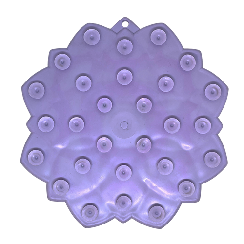 Mandala Softie eTray Shallow Slow Feeder Dog Bowl with Suction Cups | USA Made - BIG FRENCHIES
