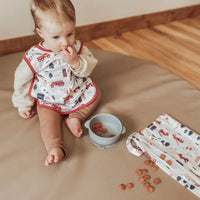 Be Brave - Firefighter - Waterproof Wet Bag (For mealtime, on-the-go, and more!) - BIG FRENCHIES