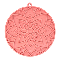 Lotus Design emat - Enrichment Lick Mat For Dogs and Cats - With Suction Cups | USA Made - BIG FRENCHIES