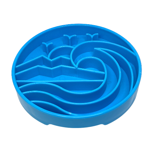 Baja Design eTray - Shallow Slow Feeder Dog Bowl for Enrichment | USA Made - BIG FRENCHIES