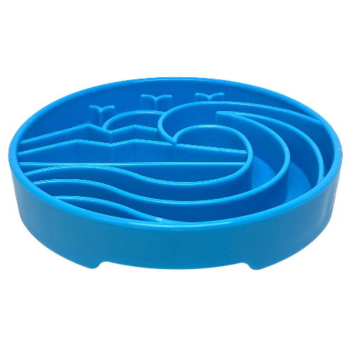 Baja Design eTray - Shallow Slow Feeder Dog Bowl for Enrichment | USA Made - BIG FRENCHIES