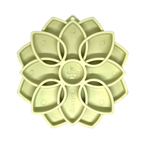 Mandala Softie eTray Shallow Slow Feeder Dog Bowl with Suction Cups | USA Made - BIG FRENCHIES