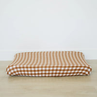 Gingham Muslin Changing Pad Cover - BIG FRENCHIES