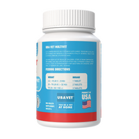 UBAVET Immune Support Daily Multi-Vitamin & Mineral Tablets for Dogs – 90 ct - BIG FRENCHIES