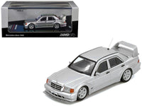 Mercedes-Benz 190E 2.5-16 Evolution II Silver Metallic 1/64 Diecast Model Car by Inno Models