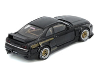 Nissan Skyline GT-R (BCNR33) RHD (Right Hand Drive) "Pandem - Rocket Bunny" Black 1/64 Diecast Model Car by Inno Models