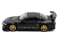 Nissan "Top Secret" Silvia (S15) RHD (Right Hand Drive) Matt Black with Carbon Hood "APA XPO 2025 Event Edition VIP Ticket Bundle" 1/64 Diecast Model Car by Inno Models