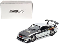Nissan "Top Secret" Silvia (S15) RHD (Right Hand Drive) Chrome with Carbon Hood "Tokyo Auto Salon Kuala Lumpur 2025 Event Edition" 1/64 Diecast Model Car by Inno Models