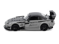 Honda S2000 RHD (Right Hand Drive) "J's Racing" Gray with Carbon Hood and Top "Hong Kong Toycar Salon 2025 Event Edition" 1/64 Diecast Model Car by Inno Models