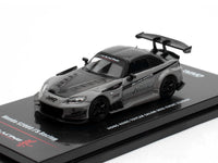 Honda S2000 RHD (Right Hand Drive) "J's Racing" Gray with Carbon Hood and Top "Hong Kong Toycar Salon 2025 Event Edition" 1/64 Diecast Model Car by Inno Models