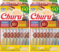 Churu Senior Cat Treats Taurine Hydration Lickable Tuna Chicken 40/60 Tubes