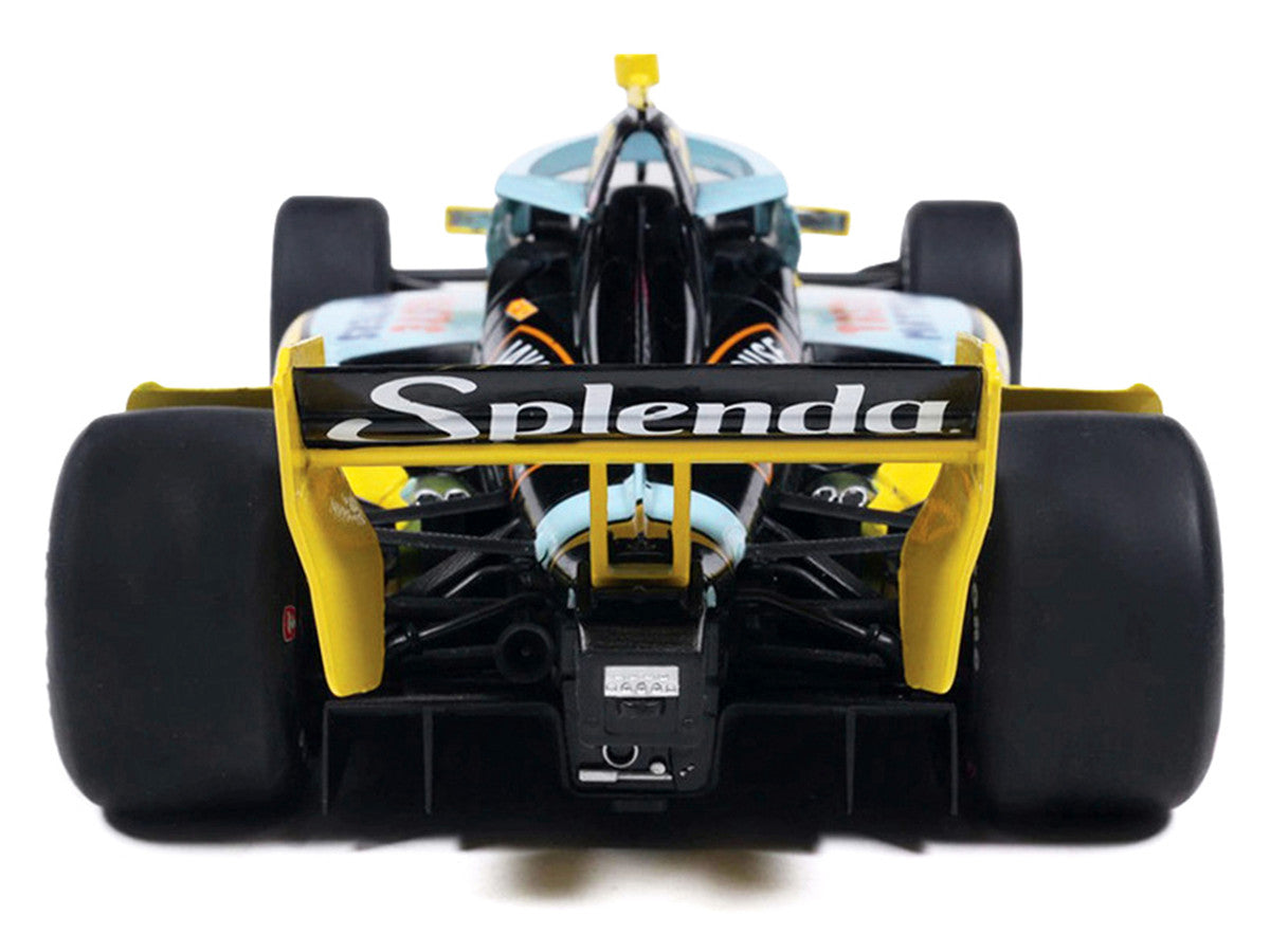 Dallara IndyCar #21 Christian Rasmussen "Splenda" Ed Carpenter Racing (Road Course Configuration) "NTT IndyCar Series" (2026) 1/18 Diecast Model Car by IXO Models