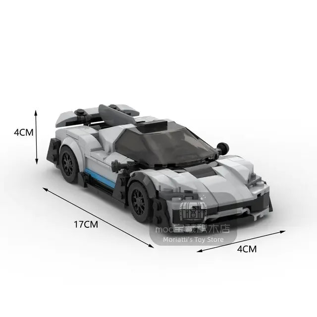 Benz One Racing Sports Brick Car Toys - # BOT&G52710002 - BIG FRENCHIES