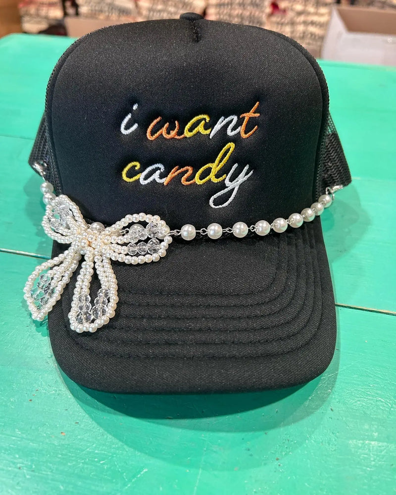 I Want Candy Trucker Hat - BIG FRENCHIES