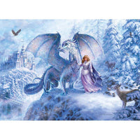 Ice Dragon 350 Piece Family Jigsaw Puzzle Cobble Hill