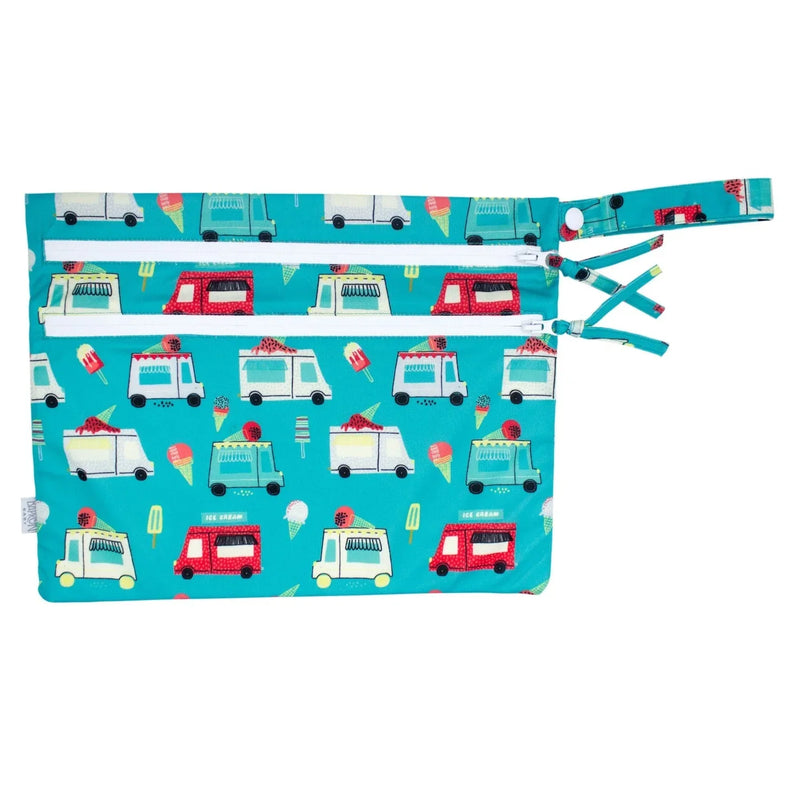 Ice Cream Truck - Waterproof Wet Bag (For mealtime, on-the-go, and more!) - BIG FRENCHIES
