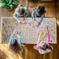 Ice Cream Coloring Tablecloth - BIG FRENCHIES