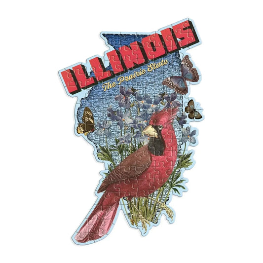 Illinois 100 Piece Mini Shaped Jigsaw Puzzle Galison - BIG FRENCHIES