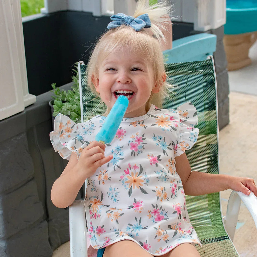 Pastel Floral Flutter Bapron - BIG FRENCHIES