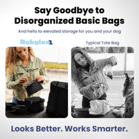 Puffer Dog Travel Bag for Dog Moms