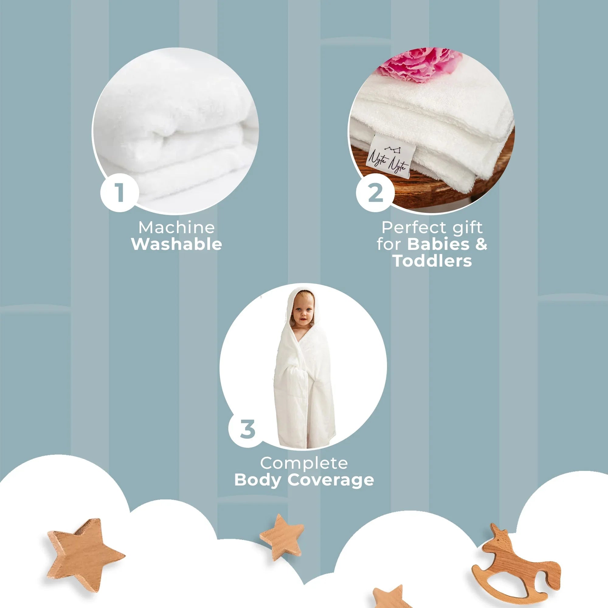 Bamboo Hooded Towel - BIG FRENCHIES