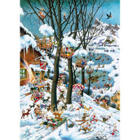In Winter Paradise 1000 Piece Jigsaw Puzzle Heye - BIG FRENCHIES