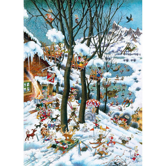 In Winter Paradise 1000 Piece Jigsaw Puzzle Heye - BIG FRENCHIES