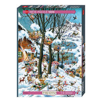 In Winter Paradise 1000 Piece Jigsaw Puzzle Heye - BIG FRENCHIES