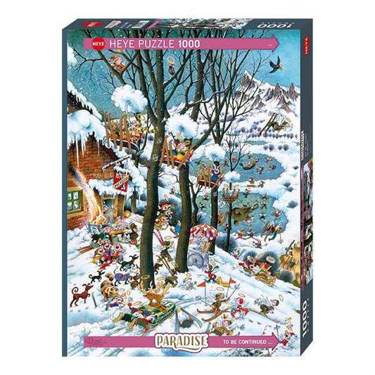 In Winter Paradise 1000 Piece Jigsaw Puzzle Heye - BIG FRENCHIES